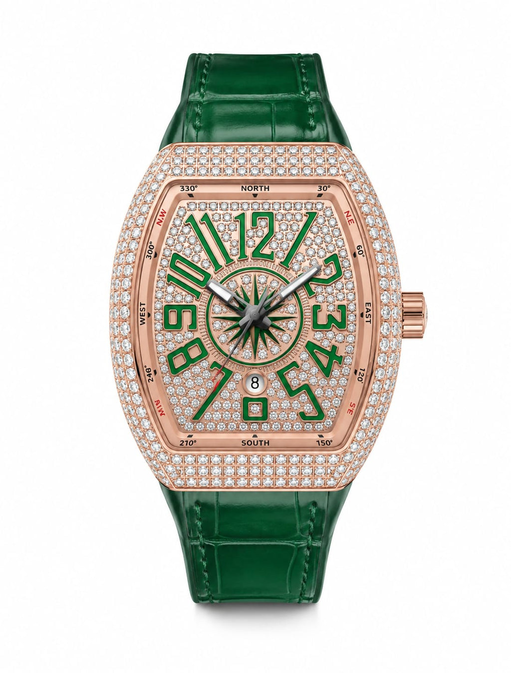 Luxury watch with stones For Men