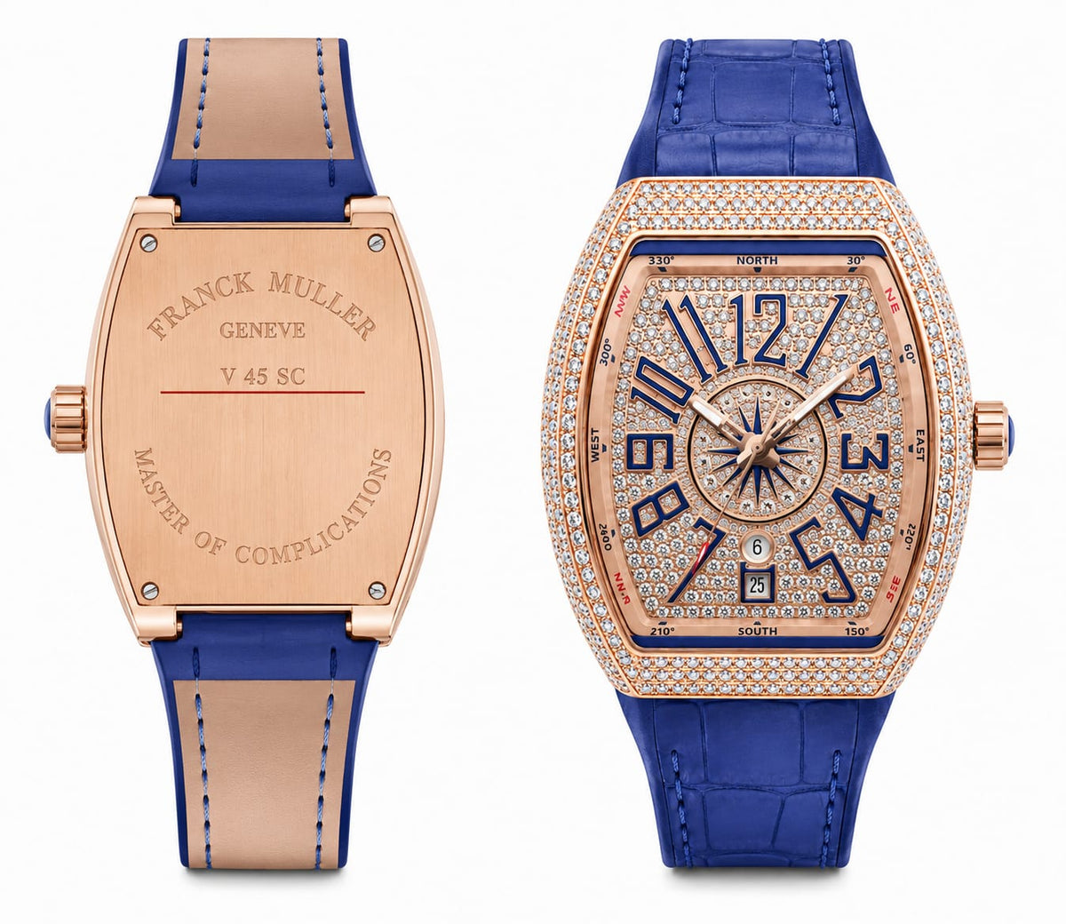 Luxury Watch with Stones For Men