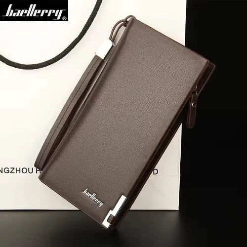 Premium Long Leather Wallet & Clutch for Men/Women