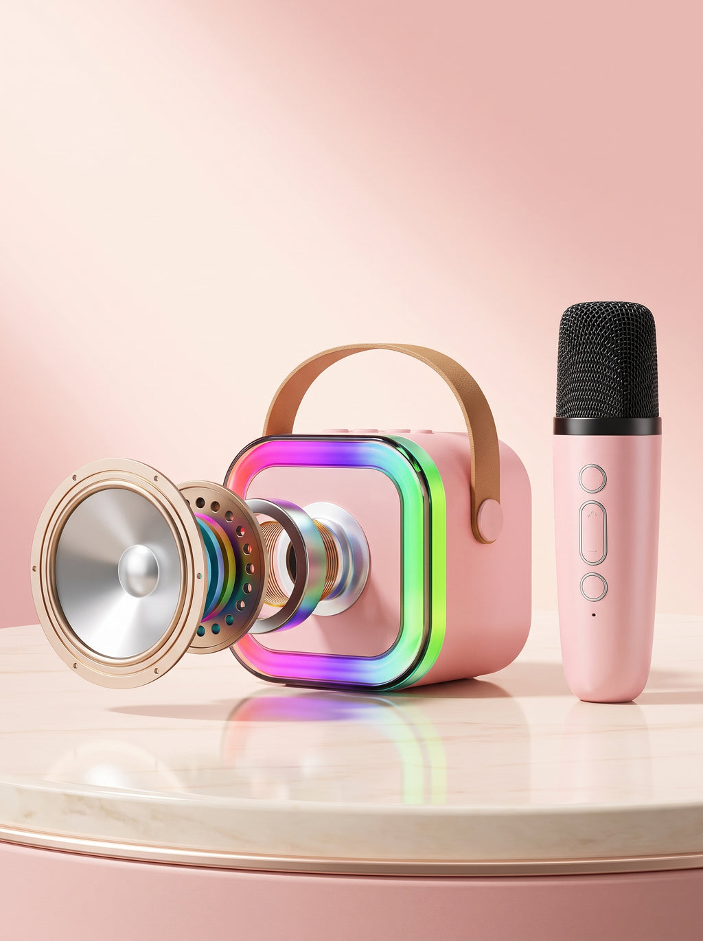 RGB Wireless Speaker with voice changer and Long Battery