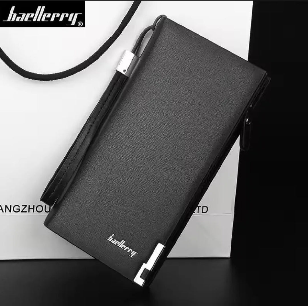 Premium Long Leather Wallet & Clutch for Men/Women